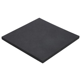 UNICRAFTALE About 1 pcs 200x206x10mm Black Synthetic Rubber Crash Pad Square Anti Vibration Pads Sheets Base Rubber Bench Block Rubber Stamping Block for Roller Furniture Pads
