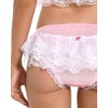 Satini Frilly Sissy Soft Lace Knickers Briefs Satin Panties (Baby