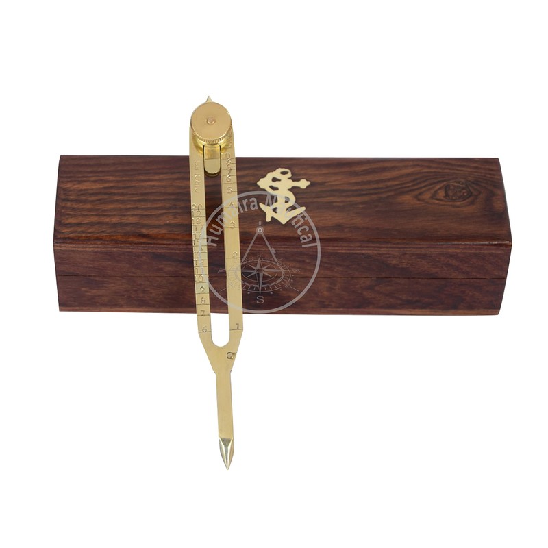 Humaira Nautical 6 Inches Nautical Professional Brass Straight Pattern Divider