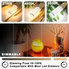ALIDE E12 60 Watt C7 Dimmable Led Candelabra Bulbs Replacement,