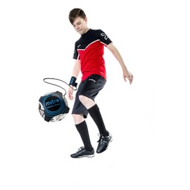Mitre Solo Close Control and Skills Football Training Aid, Adjustable Design, Hands-Free Use, One Size