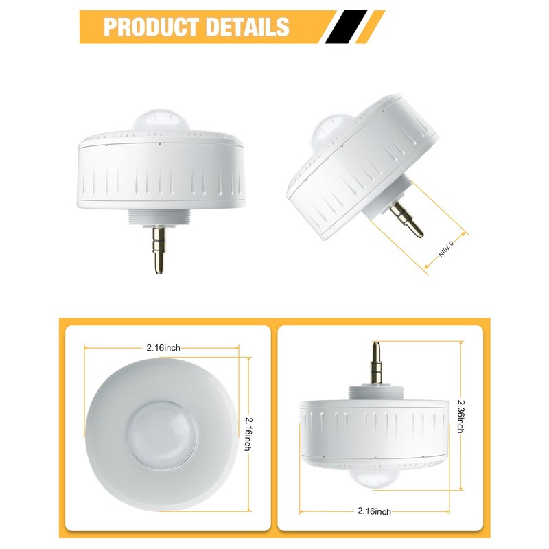 JC-LGL 360 Degree PIR Occupancy Motion Sensor for LED Linear