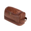 PU Leather Toiletry Bag Large Capacity Travel Organizer Bag with