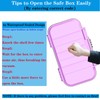 AMIR Portable Lock Box, 4 Digit Combination Lockbox, Waterproof Anti-Theft