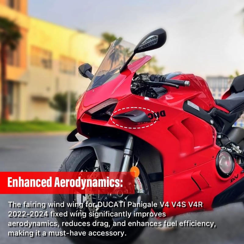 Motorcycle Fairing Wing Air Deflectors for Ducati Accessories, Motorcycle Side