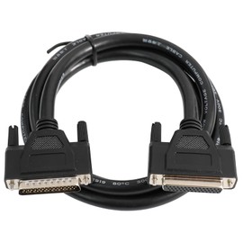 Jienk 5FT DB44 Male to Female Extension Cable, HDB44 RS232 Serial D-SUB 3Row 44Pins Gold Plated Connector Straight Through Cord for CNC Computers Mechanical Equipment