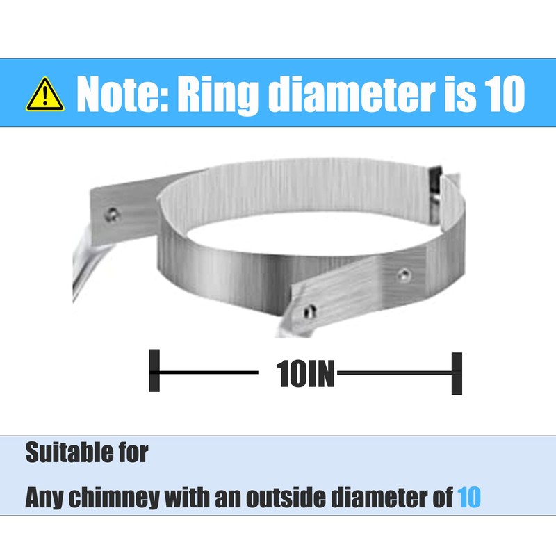 2025 Update Silver Plated High-End Ebusin 10" Extended Roof Bracket