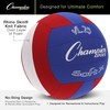 Champion Sports Fabric Volleyball with No-Sting Cover, Indoor - Soft