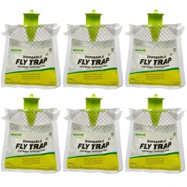 RESCUE! Outdoor Disposable Hanging Fly Trap - 6 Traps