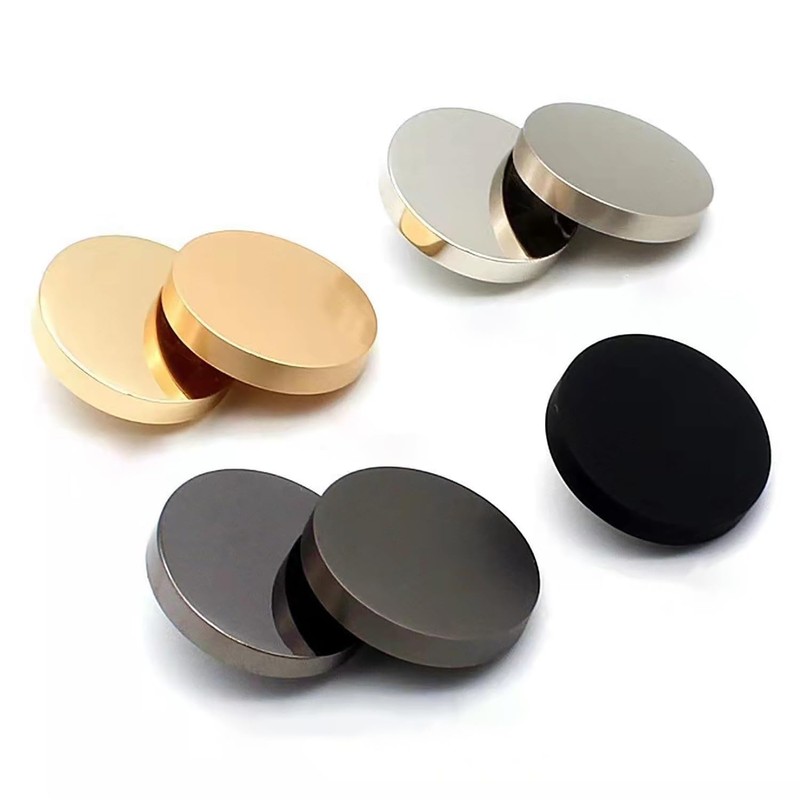 5pcs 10mm Silver Metal Shank Sewing Buttons Clothes Decoration DIY