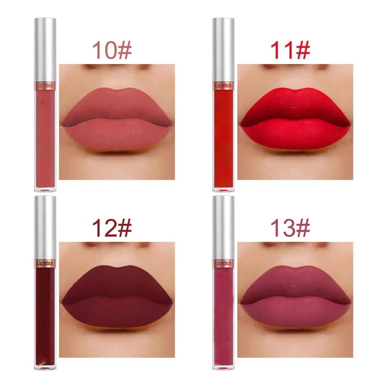 Brillos Labiales Mixed Color 10 Pzs Impermeables