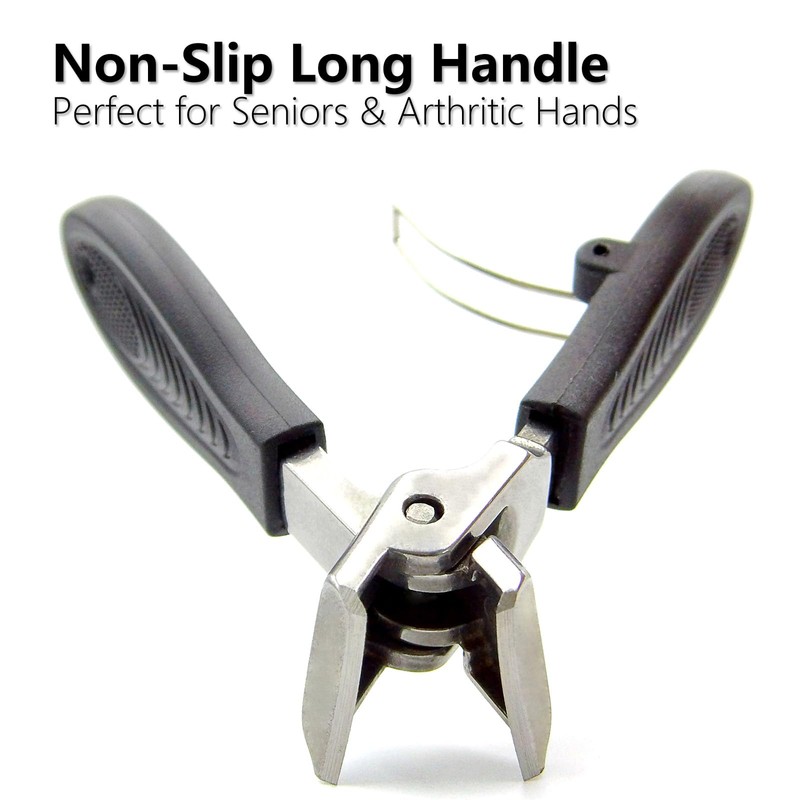 Qgond Wide Jaw Anti-Splash Slanted Nail Clipper – Extra Sharp