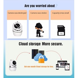 Wi-Fi Motion Tracking Motion Detection Mini IP Camera Follows Your Movement