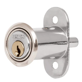 Hermex CM-20C, Cerradura para mueble tipo botón, modelo 20, acabado en cromo