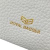 Royal Bagger RFID Kiss Lock Wallet, Solid Color Multi-card Slots
