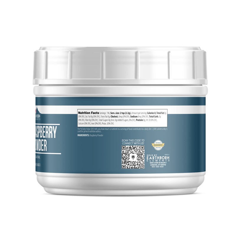 Earthborn Elements Raspberry Powder 1 lb, Pure & Natural, Smoothies