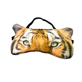 3D Cute Animal Funny Sleep Eye Mask for Kids Girls Men Women, Soft Plush Tiger Blindfold Sleeping Mask for Plane Travel Yoga Office Snap Nap Eye Cover Eyeshade
