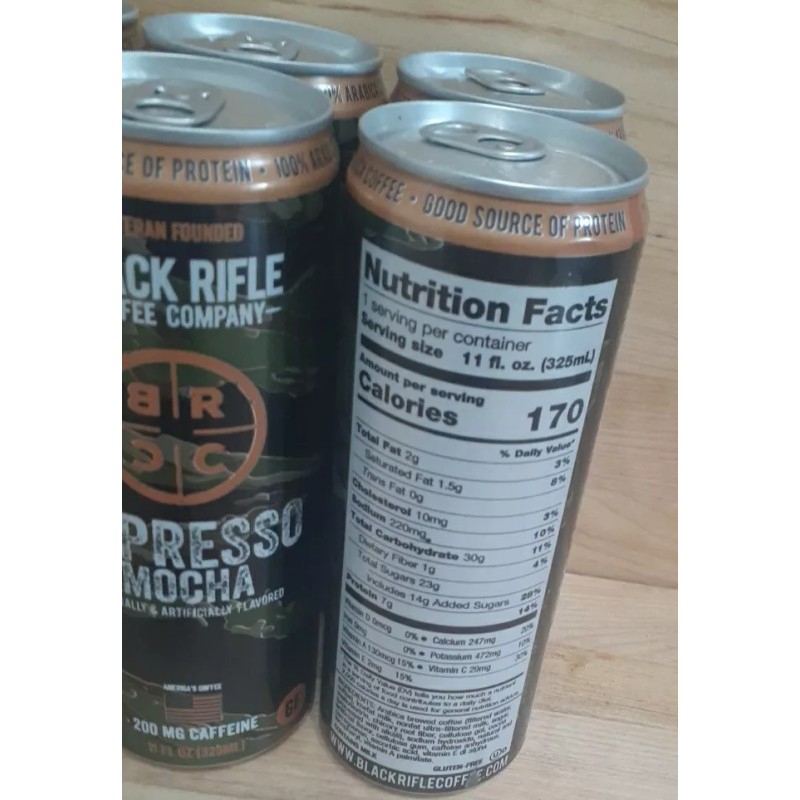 Black Rifle Coffee Company 6 CANS: BLACK RIFLE Coffee Iced
