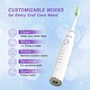 Smile-O-Villa Advanced Sonic Electric Toothbrush with 4 Replacement Heads –