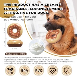 Juguetes masticables para perros para masticadores agresivos, indestructibles, resistentes y duraderos, chirriantes y con sabor a crema, juguetes...  