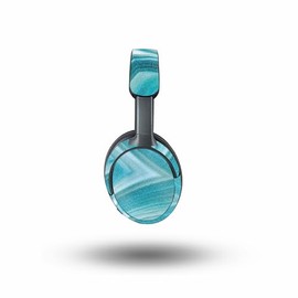 MightySkins Glossy Glitter Skin Compatible with Bose QuietComfort Ultra - Aquamarine Quartz | Protective, Durable High-Gloss Glitter Finish | Easy to Apply