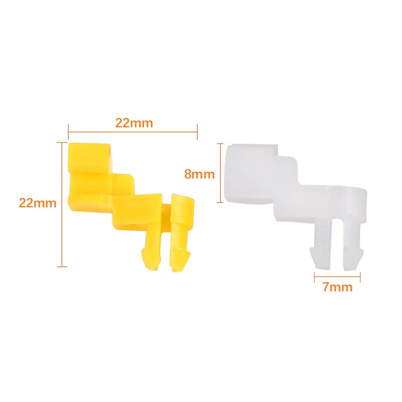 sourcing map 5 sets of door locking rod fixings 4D0-807-300