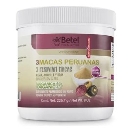 Betel Natural Polvo Orgánico De 3 Macas Peruanas