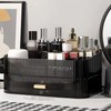Decorcode Makeup Organizer for Vanity, Large Desk Organizer with Stackable