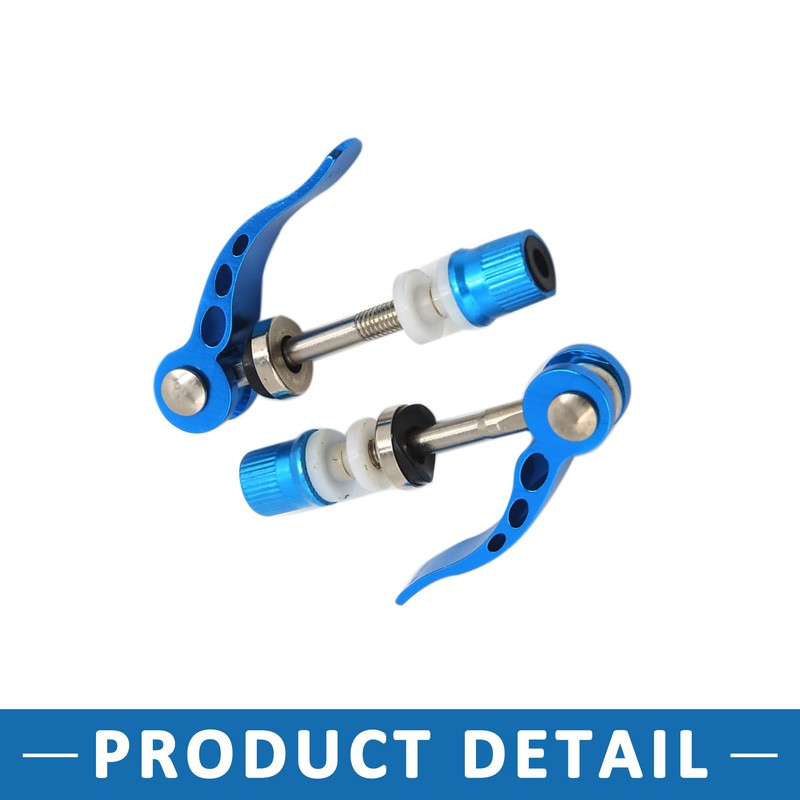 A ABSOPRO Universal Blue Bike Bicycle Quick Release Clamp Seat