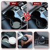 sourcing map Car Cup Coasters Universal PVC Car Cup Mats