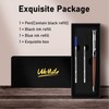 WEMATE Wooden Rollerball Pen Set, Extra 2 Refills (1 Black
