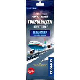 Kosmos 684976 Sky Team Expansion: Turbulence, 20 Scenarios with New Airports and New Modules for Game of the Year 2024, Game for 2 People