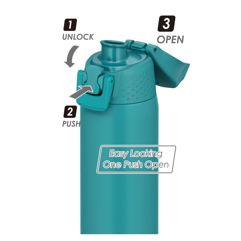 Thermos FJR-720 TQS Vacuum Insulated Sports Bottle, 24.3 fl oz