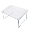 Excras Folding Table, Transparent Table, Mini Table, Bed Table, Laptop