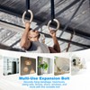 MECCANIXITY Concrete Wall Hook M6x90mm, Expansion Shoulder Eye Bolts Open