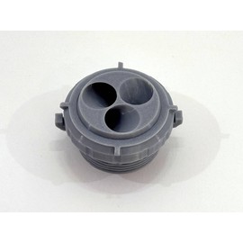 Artista Pools Pool Spa Return Jet – Spiral Stream Jet, 1.5 Inch NPT MIP Thread (Gray)