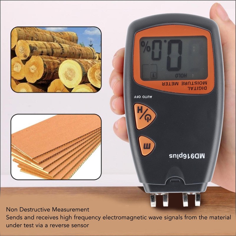 Wood Moisture Meter 2% to 40% Measuring Range Dry Wall