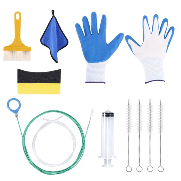Auto Sunroof Drain Cleaning Tool Kit, 118in Long Flexible Pipe