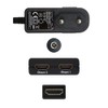 1 x 2 High-Speed-HDMI-Splitter mit Stromversorgung. Ermöglicht das Spiegeln von