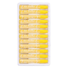 PATIKIL Yellow Oil Pastels, 24Pcs Soft Oil Crayons Vibrant and Creamy Pastels Stick Art Supplies for Art Painting Drawing Blending Graffiti for Artists Beginners