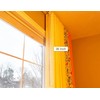 OooWow 36 inch (4 Pack) All Clear Acrylic Curtain Rod