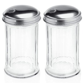 versandfuxx24 Large Sugar Shaker Set of 2 Parmesan Shakers 300 ml