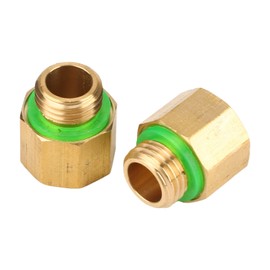 2PCS High Pressure Sprayer Reducer Adapter, G3/8 Internal Thread to G1/4 External Thread Sprayer Adapter, for Irrigation of Bathroom, Washing Machine, Agriculture, Industrial