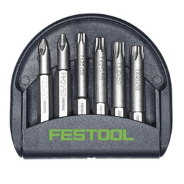 Festool Bit Cassette BT-IMP SORT5-6x Bit Set 50 mm PZ PH TX - 204385