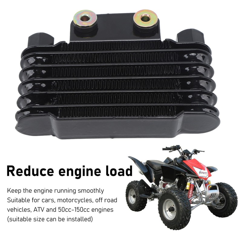 Motorcycle Engine Oil Cooler Aluminum Strong Strength for Motorcycles Off