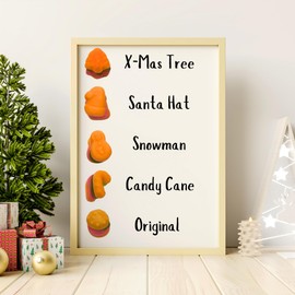 Krabby Patties Holiday Mix Gummy Candy, Christmas Candy for Stockings, 5 Assorted Shapes, 30 Count, 9.52 Ounces