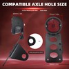 FATECIM 1" Motorcycle LED Brake Tail Light with Bracket, Motorcycle