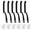 Pack of 6 Hard Bristles Corner Cleaning Brush, Gap Cleaning