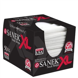 GRAHAM SU-81041 BARBER SALON BEAUTY SANEK HAIR STYLING NECK STRIPS - XL 50 PC