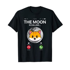 CateCoin The Moon Is Calling CATE Token Meme Coin T-Shirt
